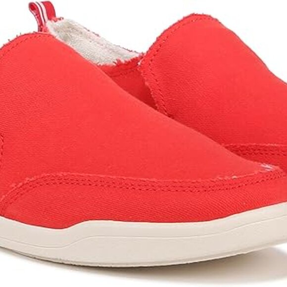 Vionic Vibrant Red Slip-On Flats - Picture 6 of 16